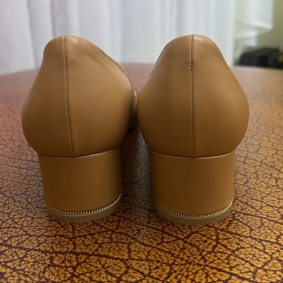 Salvatore Ferragamo Brown block heel Labskin leather Italy shoes 10 - Picture 8 of 13